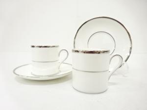 WEDGWOOD　ウェッジウッド　キャロライン　デミタスカップ＆ソーサー　ペア　洋食器